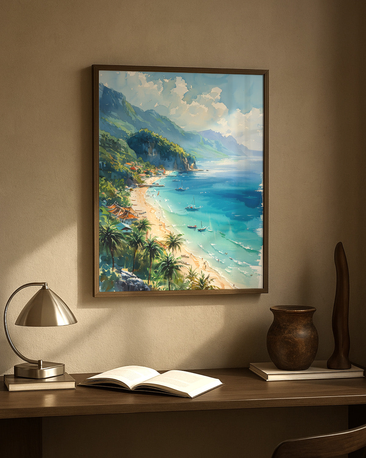 Serene Peaks and Tides