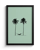 Two Palms - Black Frame Main