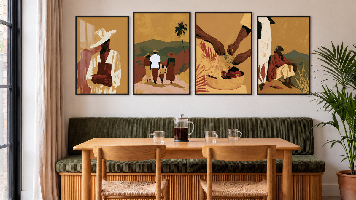 Jamaica Sunday's Best Gallery Wall