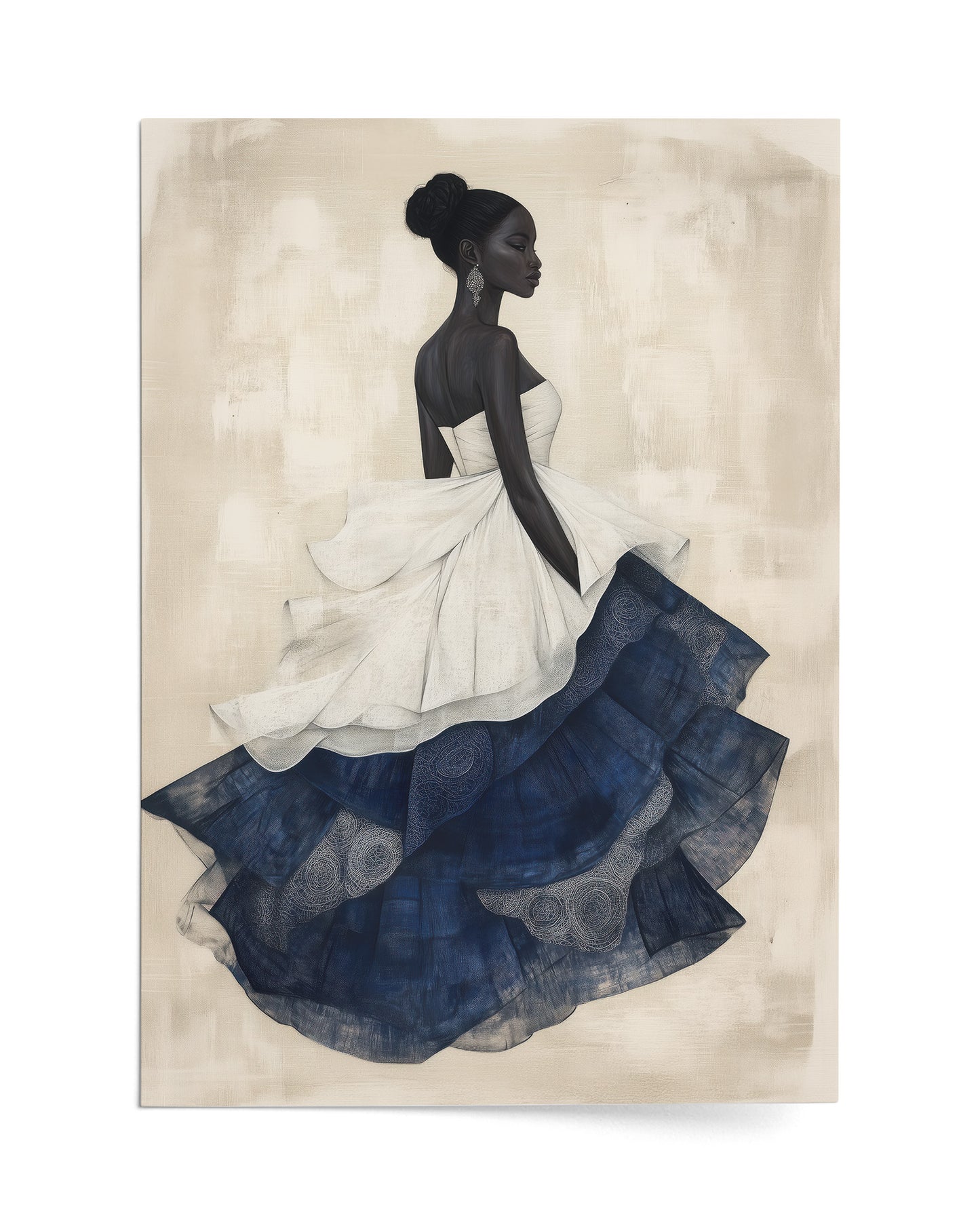 Dazzle in a Blue Dress