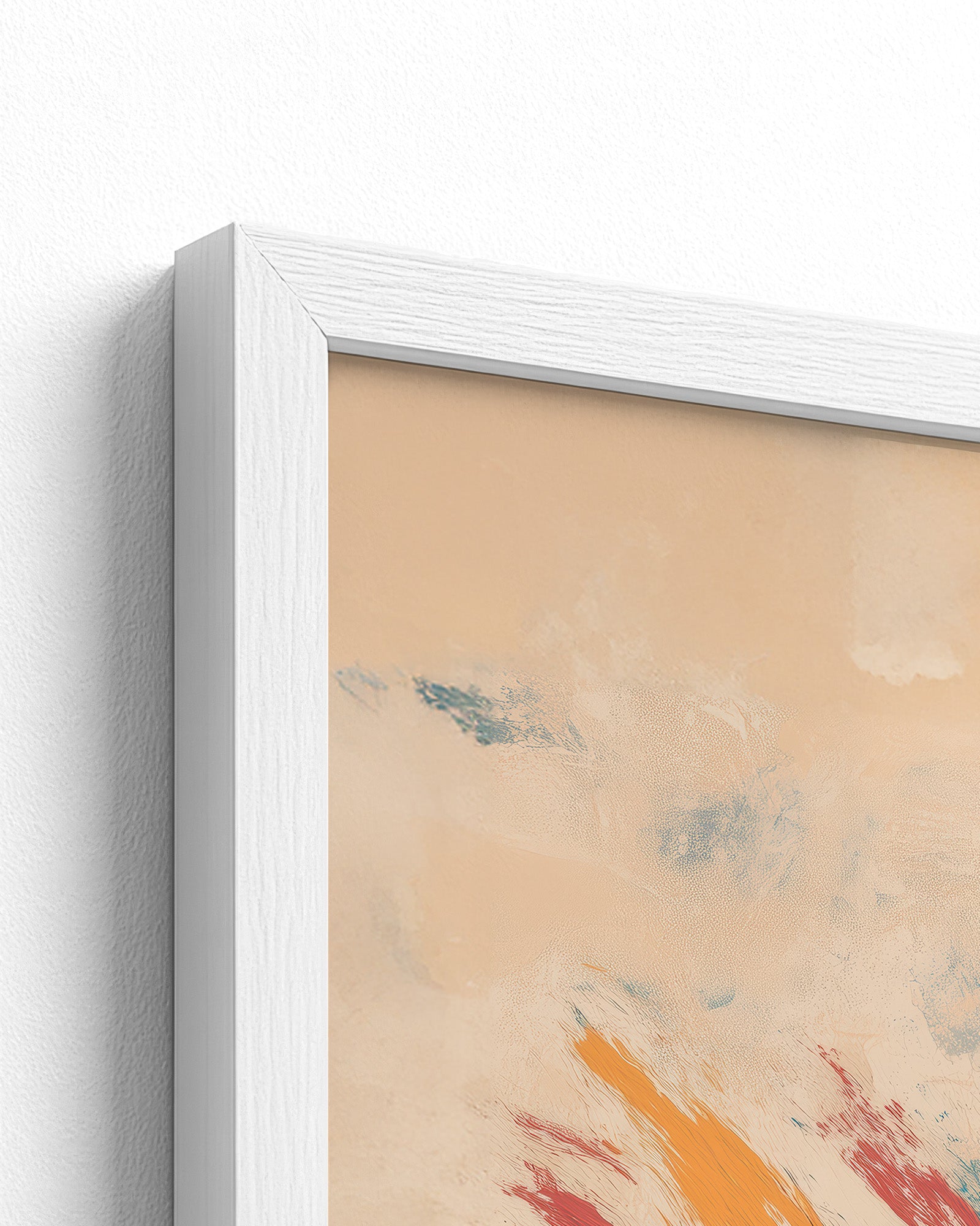 white frame