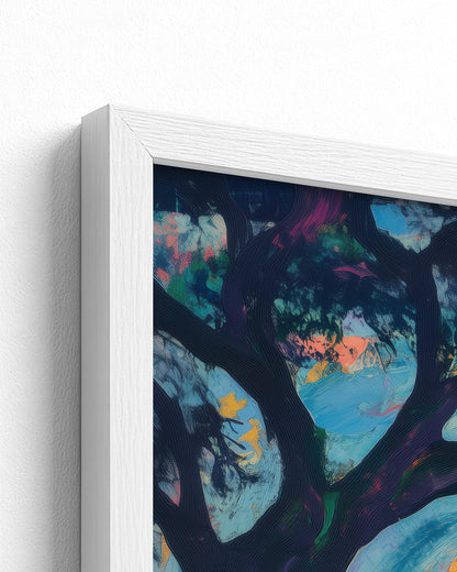 white frame