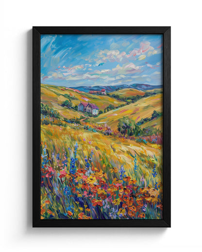 rolling hills of the country