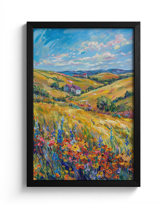 rolling hills of the country