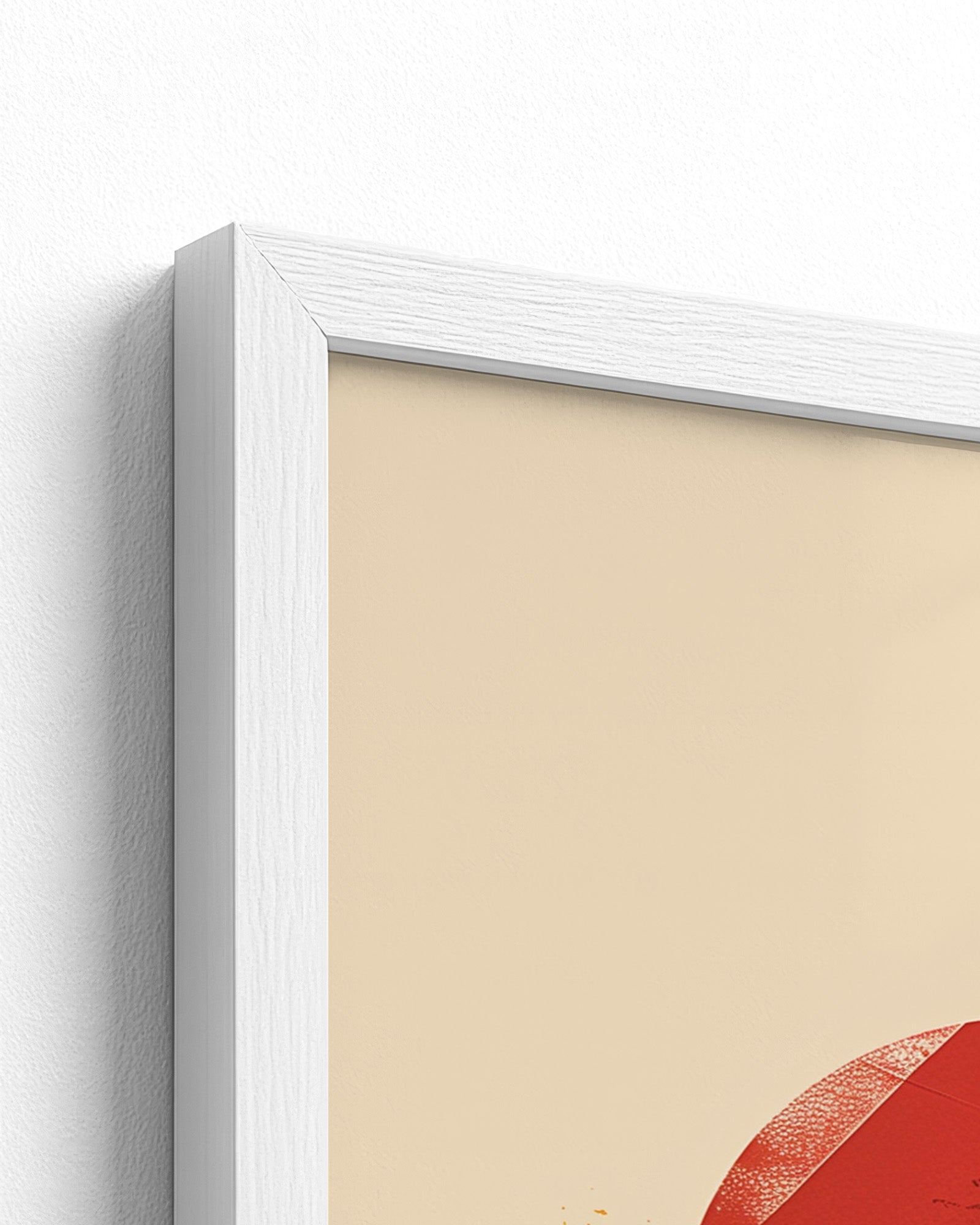 white frame
