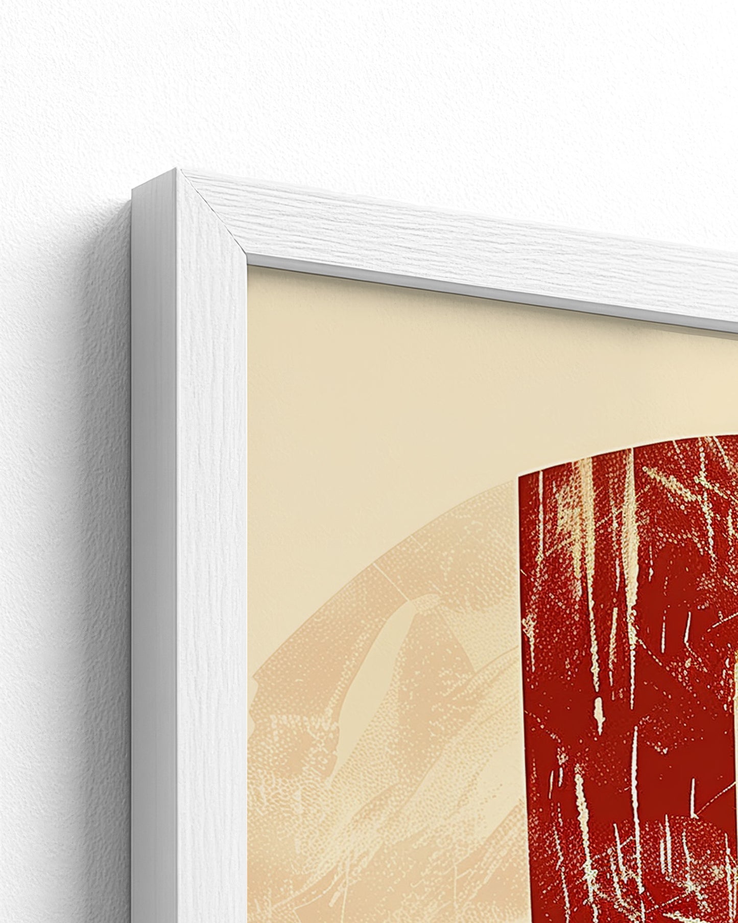 white frame