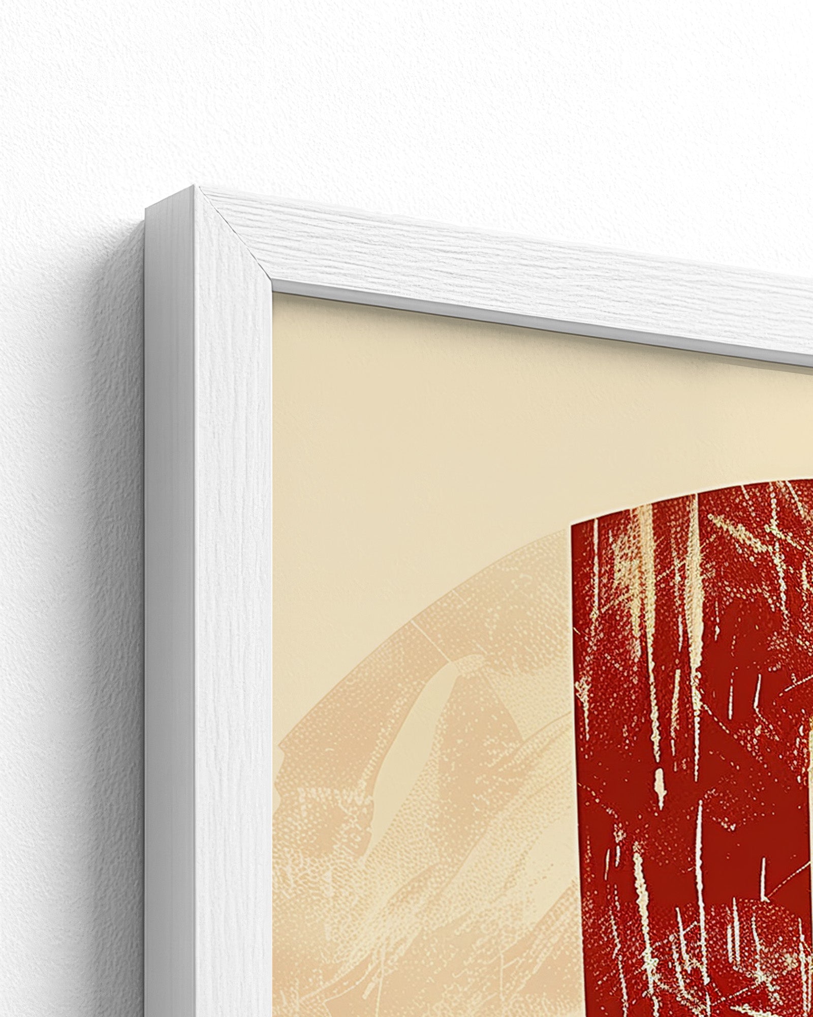 white frame