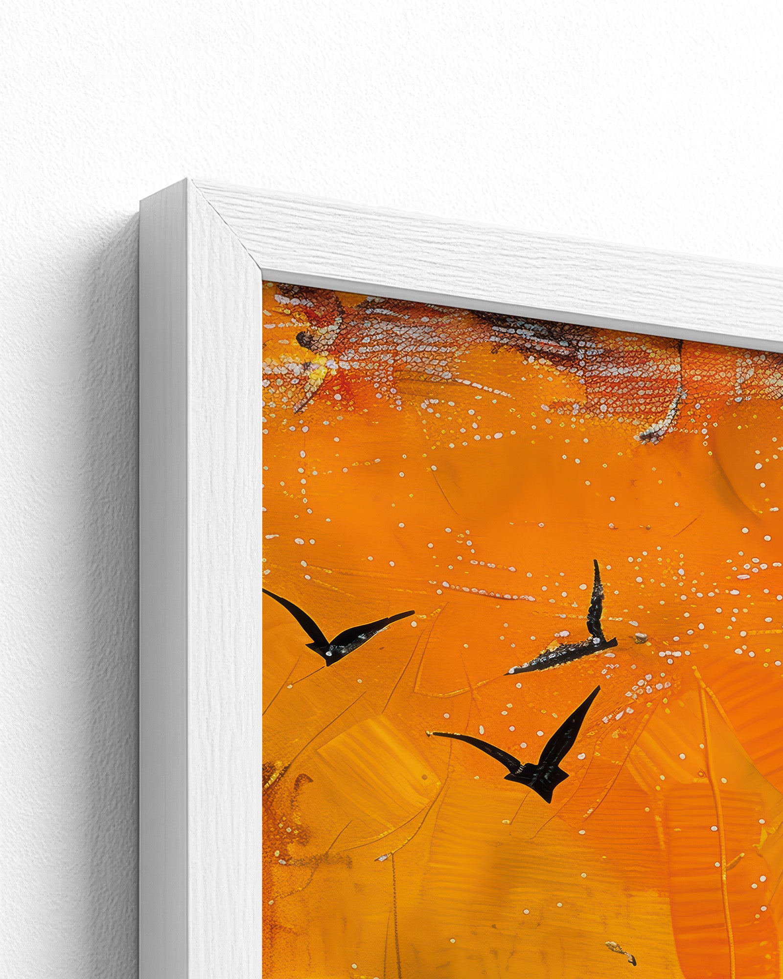 white frame