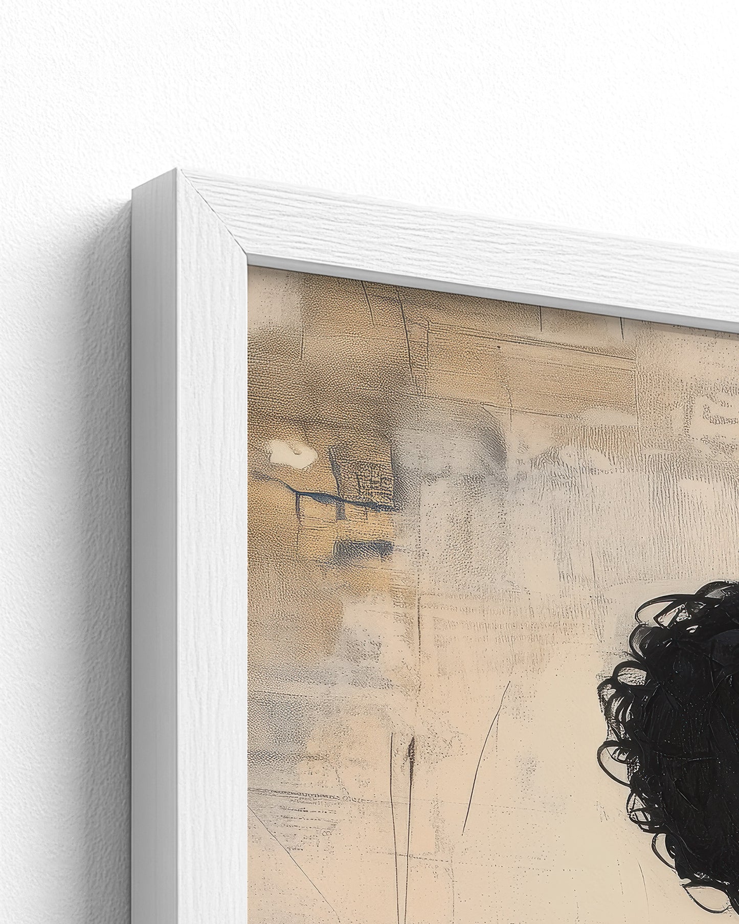 white frame