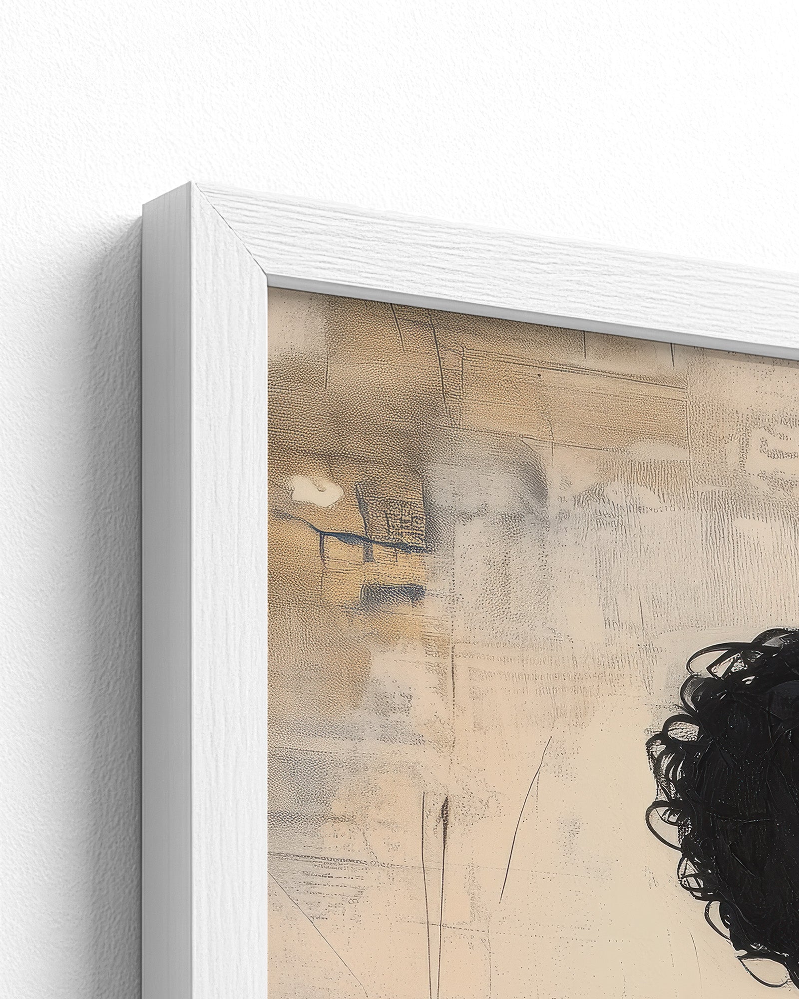 white frame