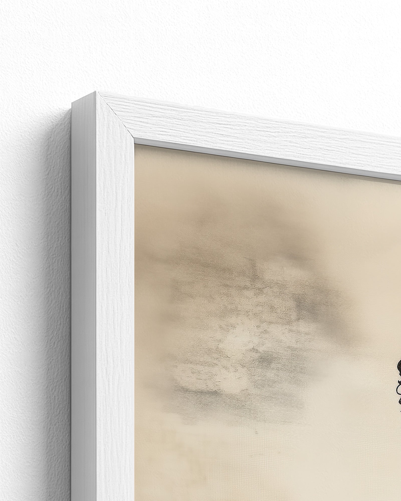 white frame