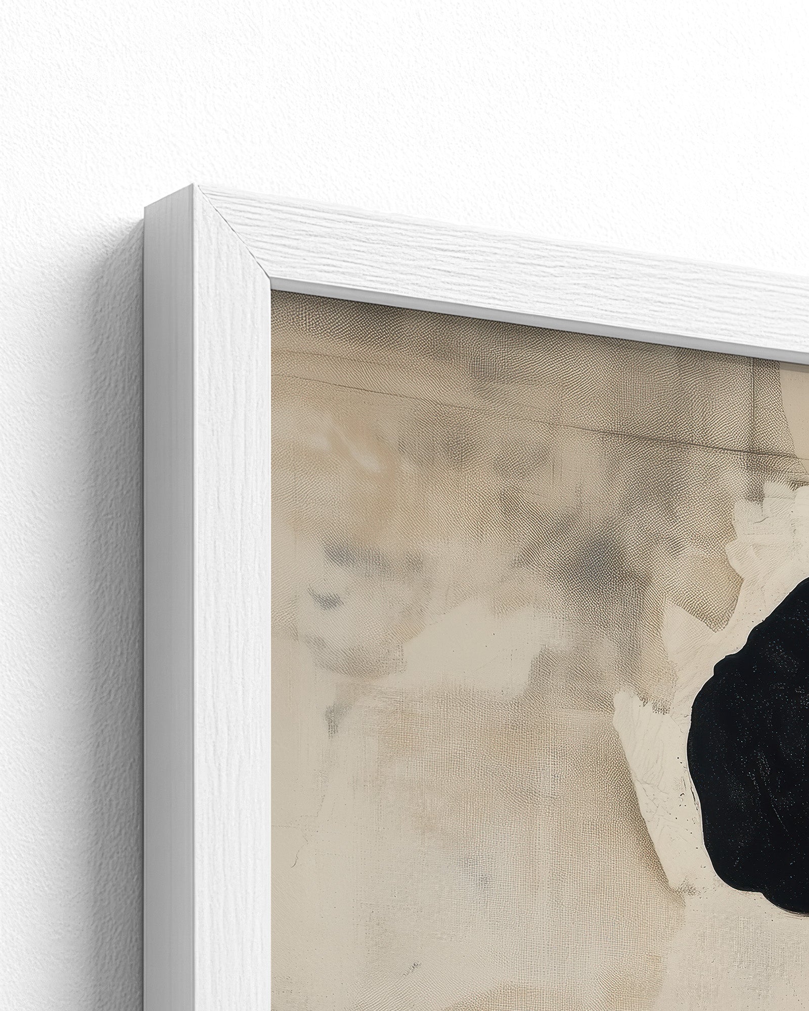 white frame