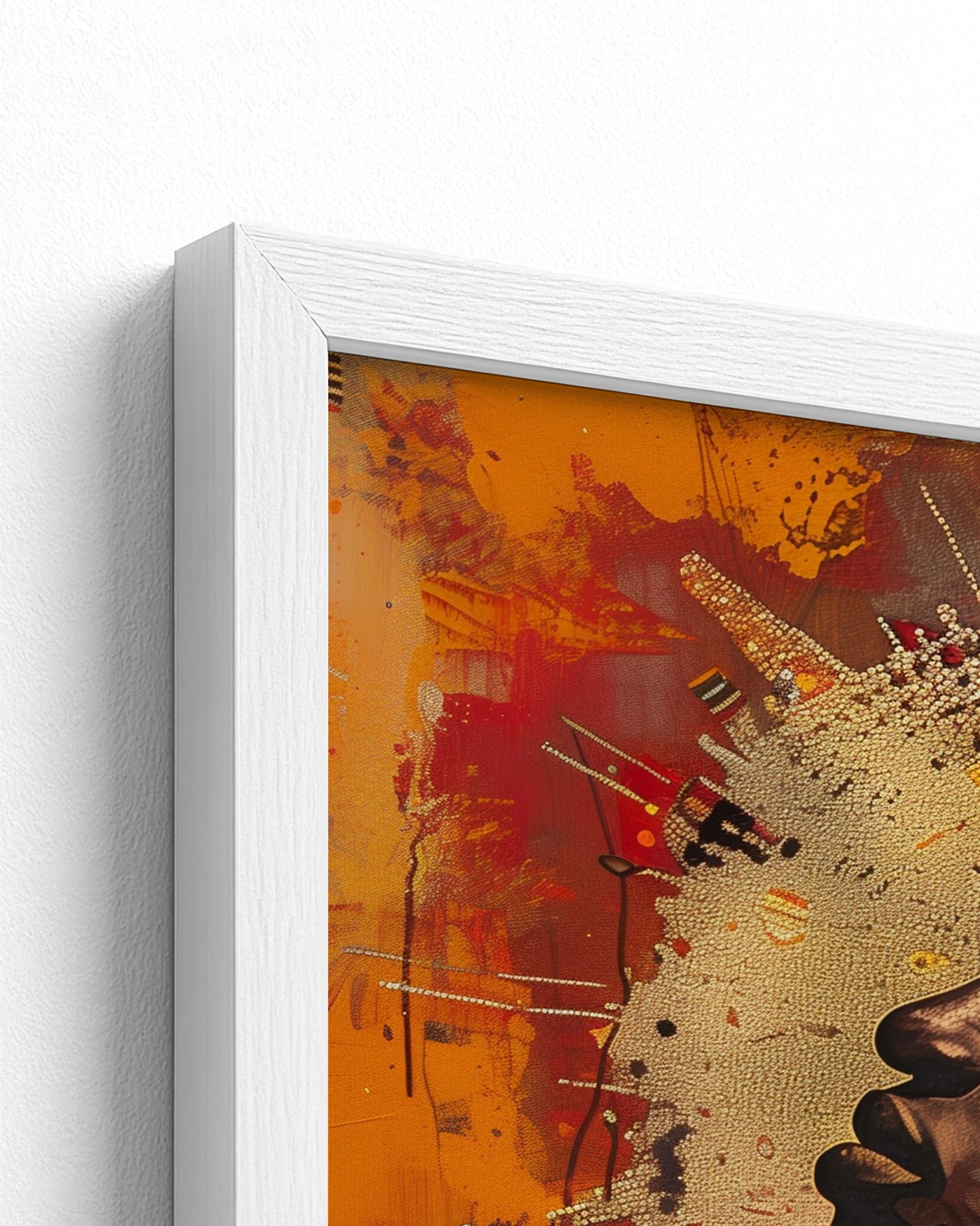 white frame