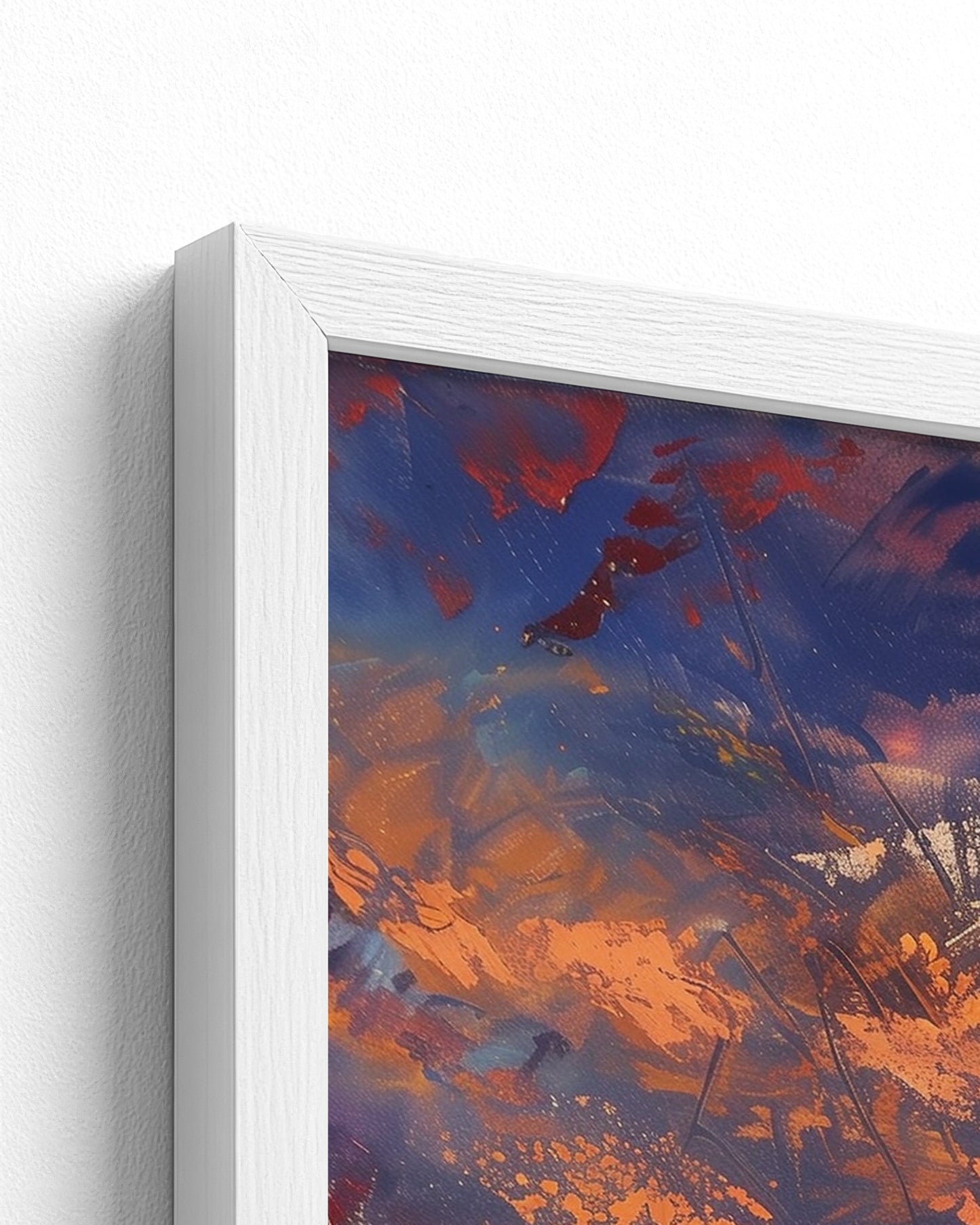 white frame