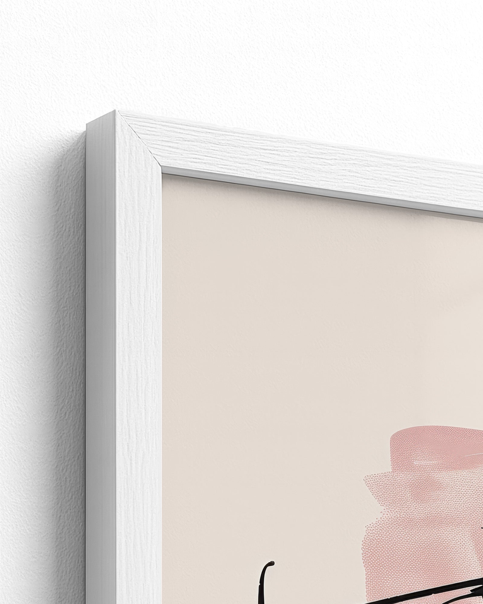 white frame