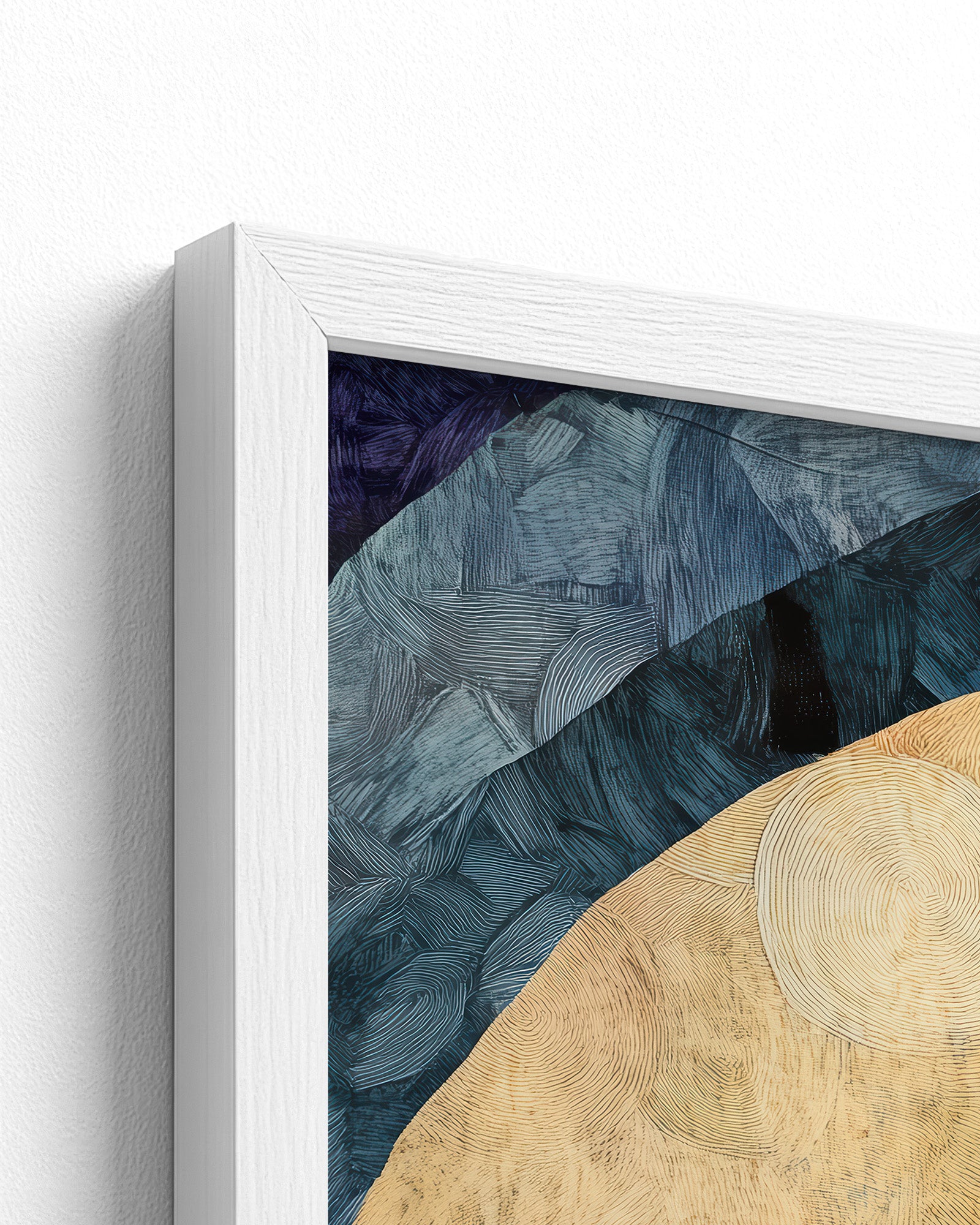 white frame