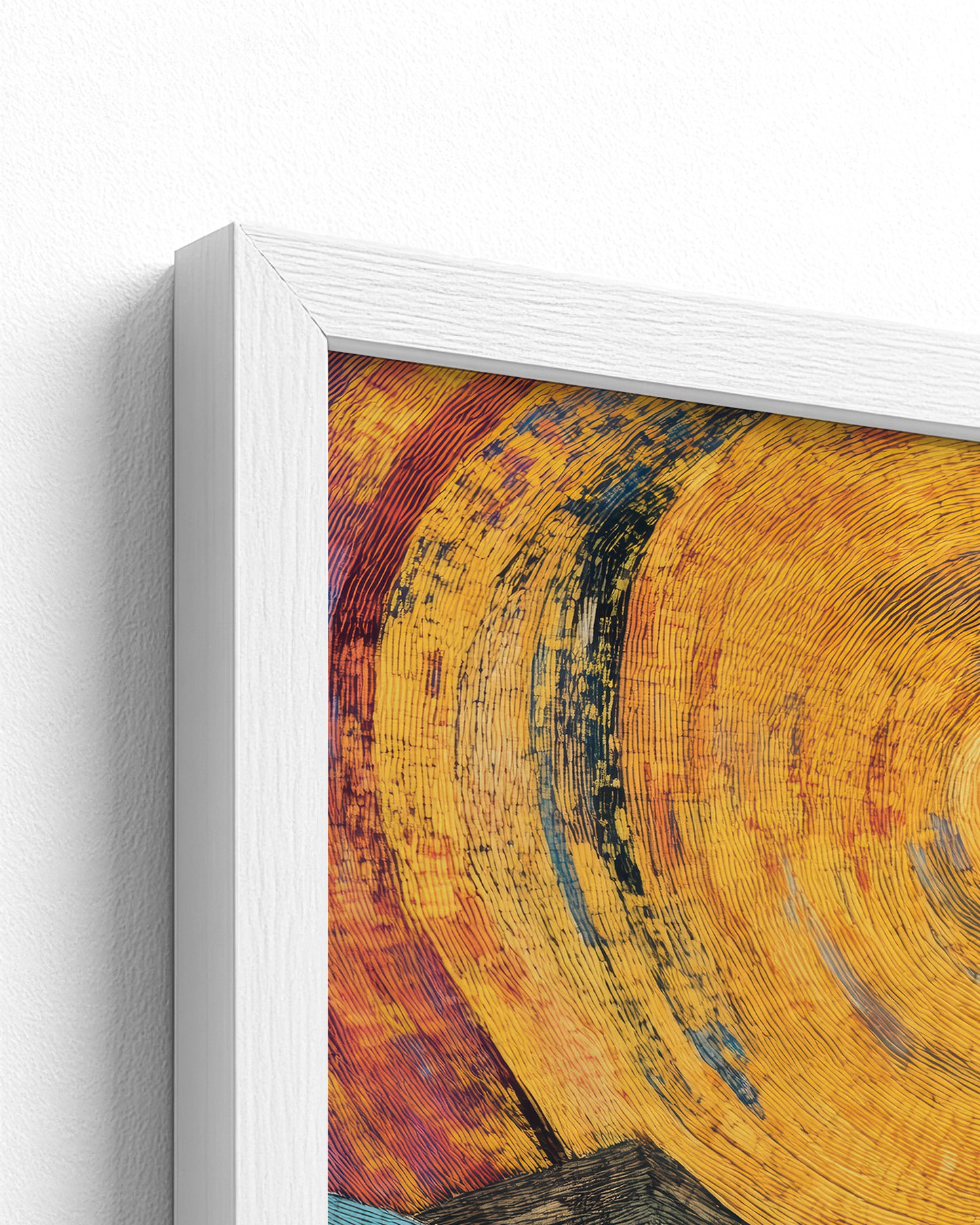 white frame