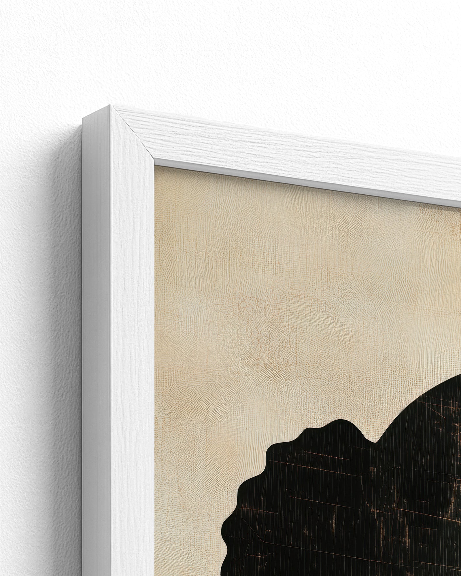 white frame