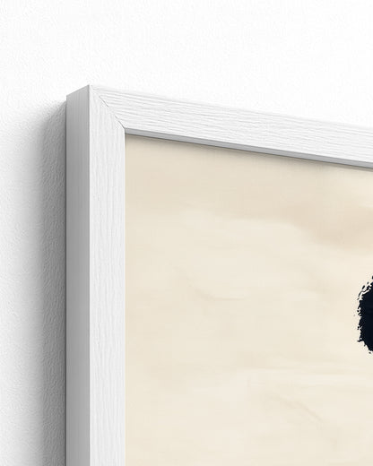 white frame