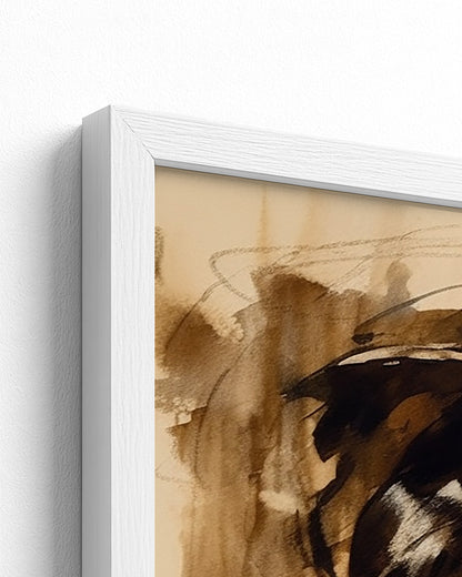 white frame