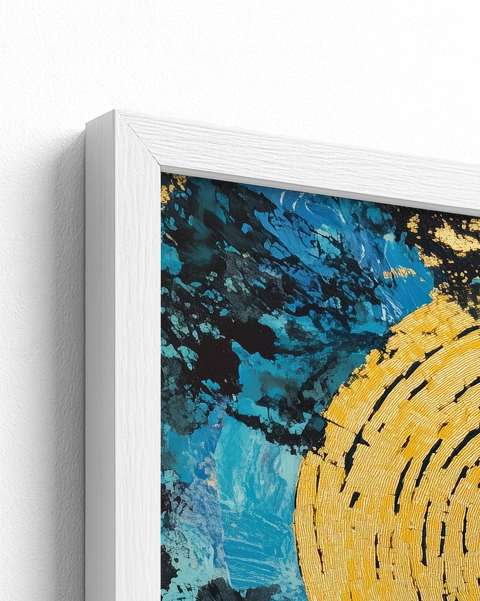 white frame