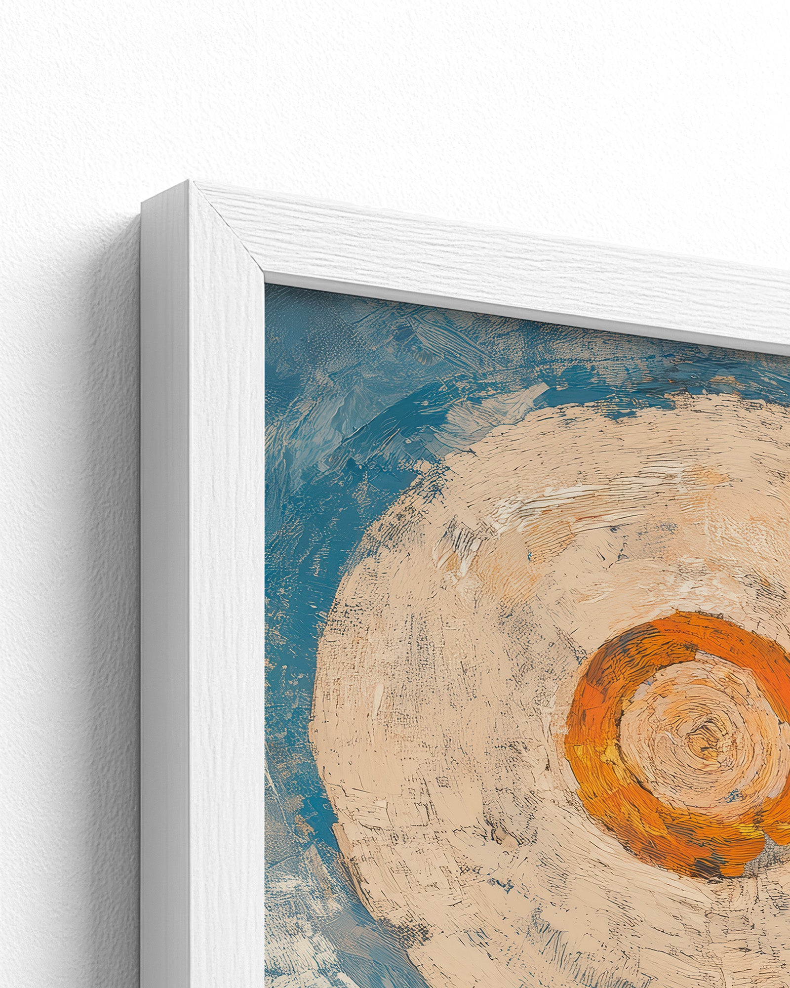 white frame