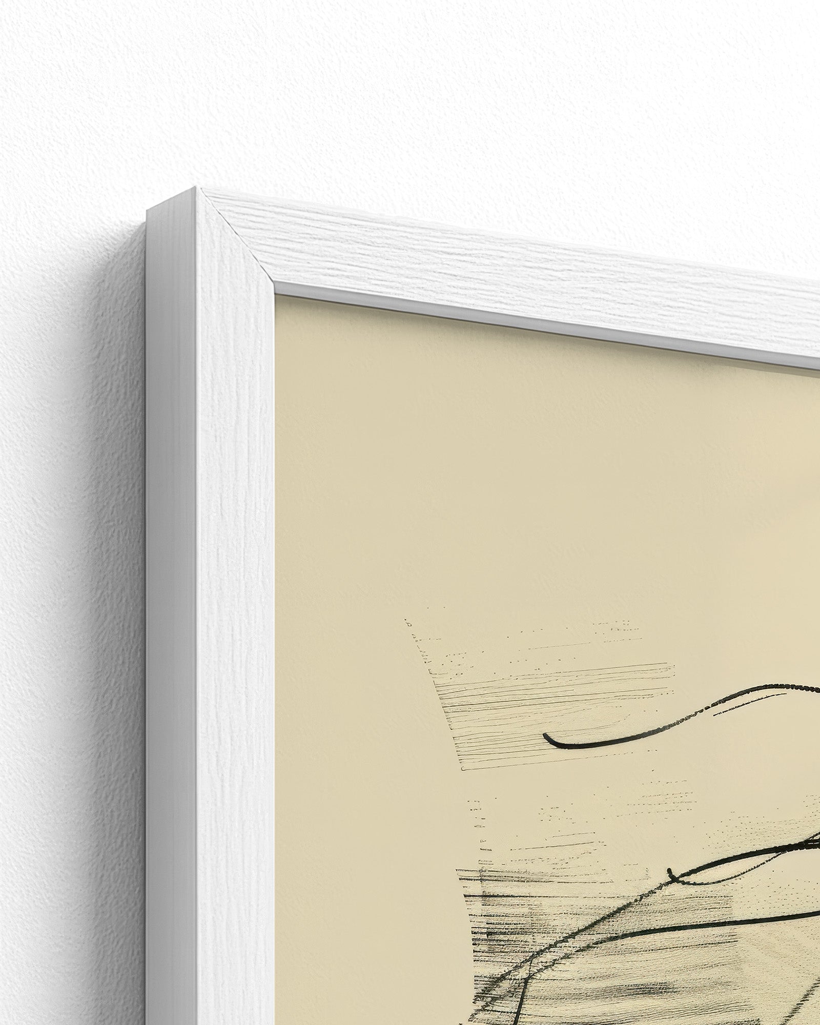 white frame