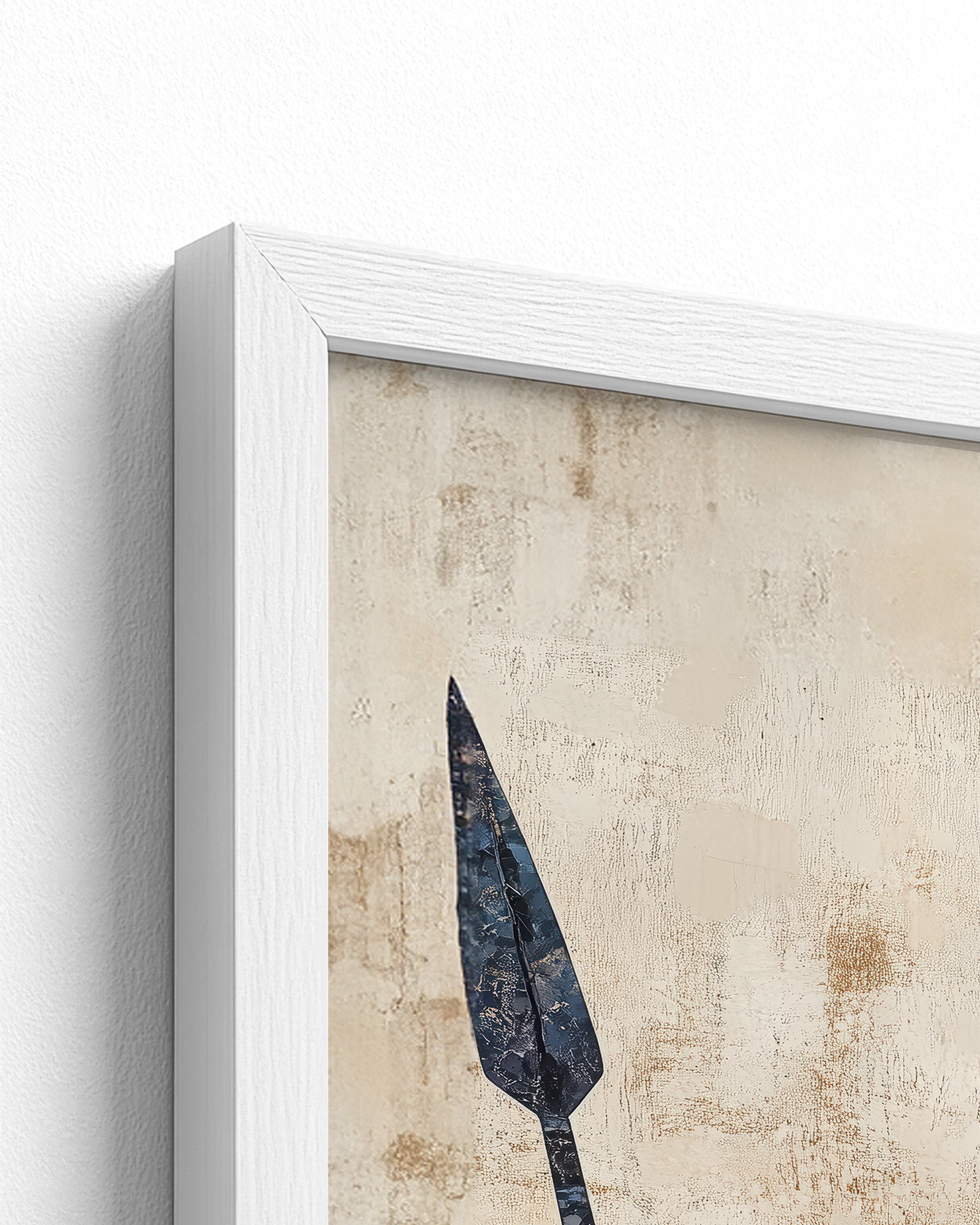 white frame