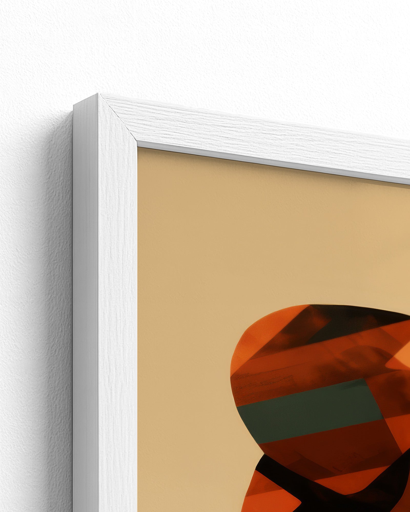 white frame