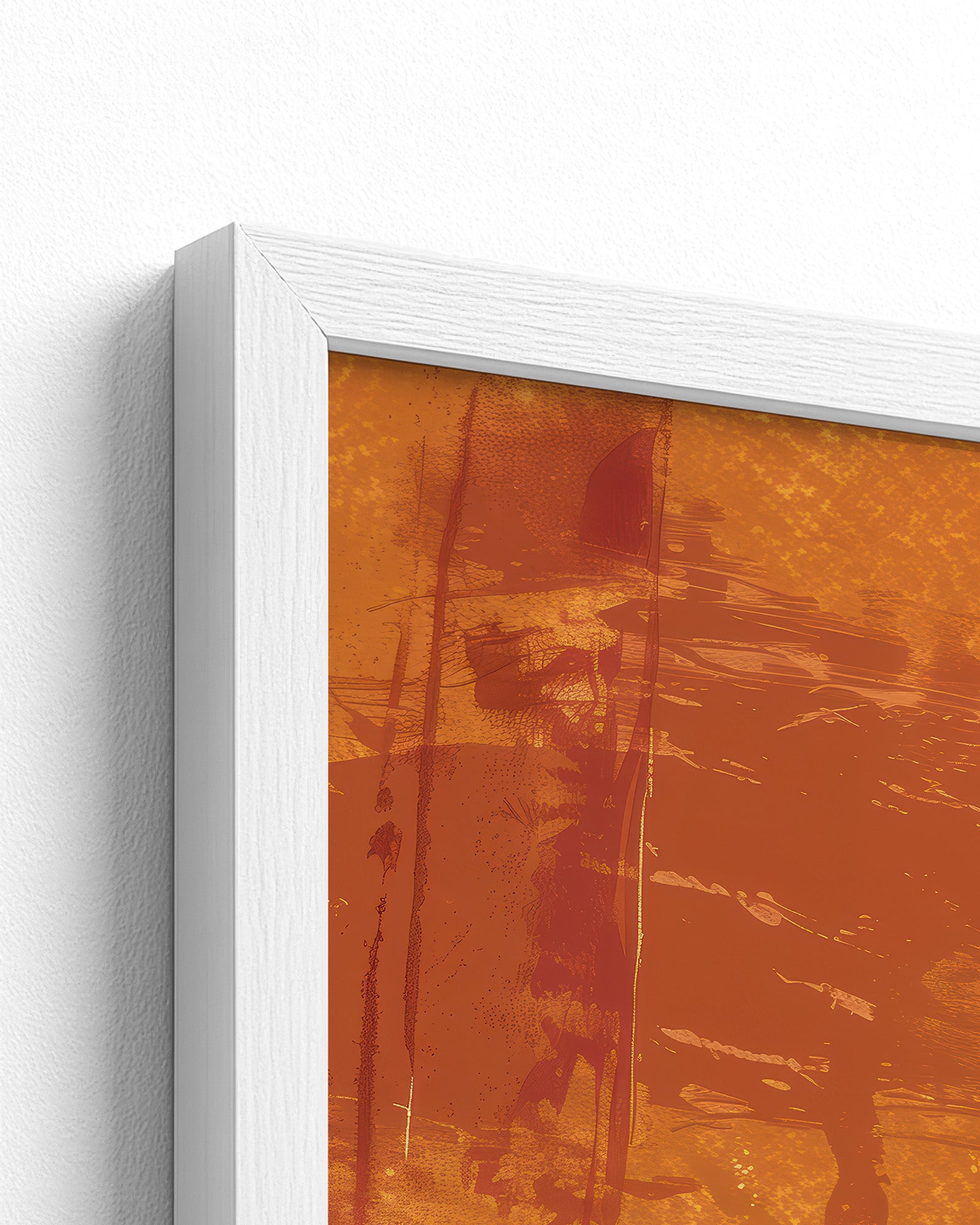 white frame