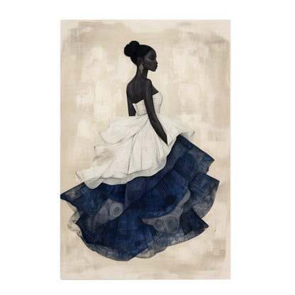 Dazzle in a Blue Dress