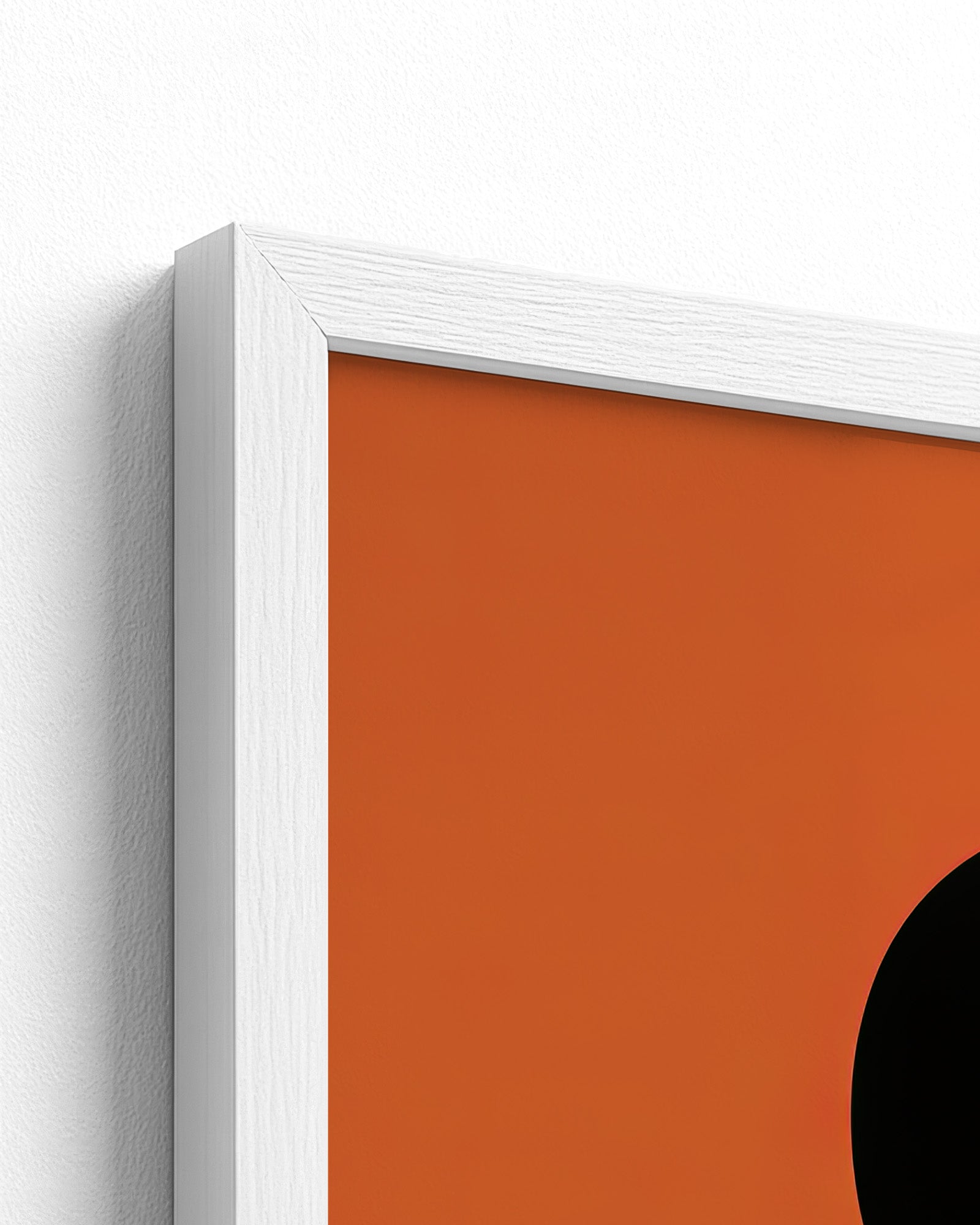 white frame