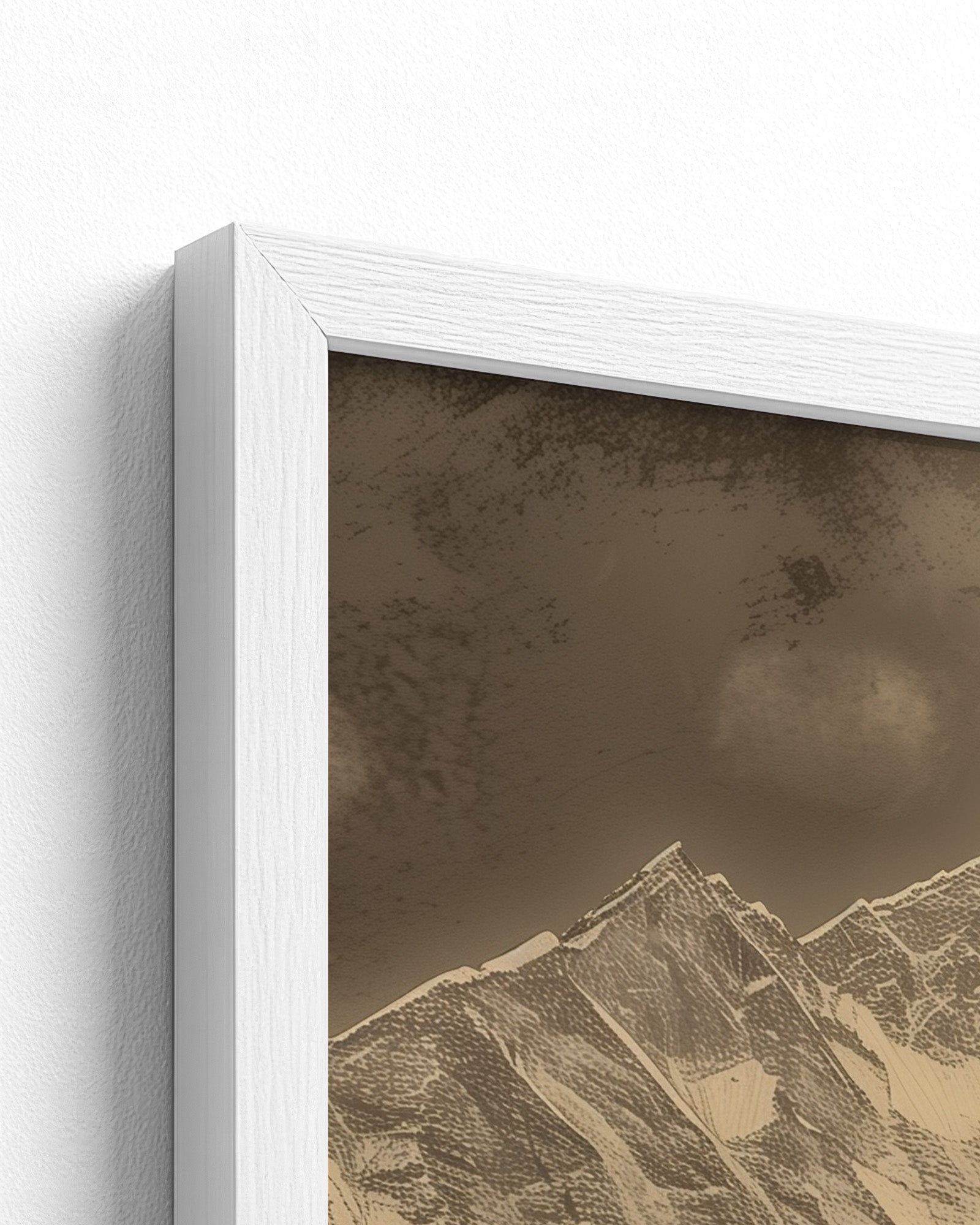 white frame