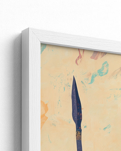 white frame