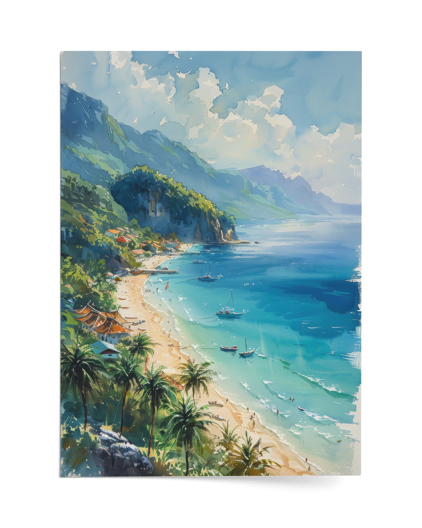 Serene Peaks and Tides