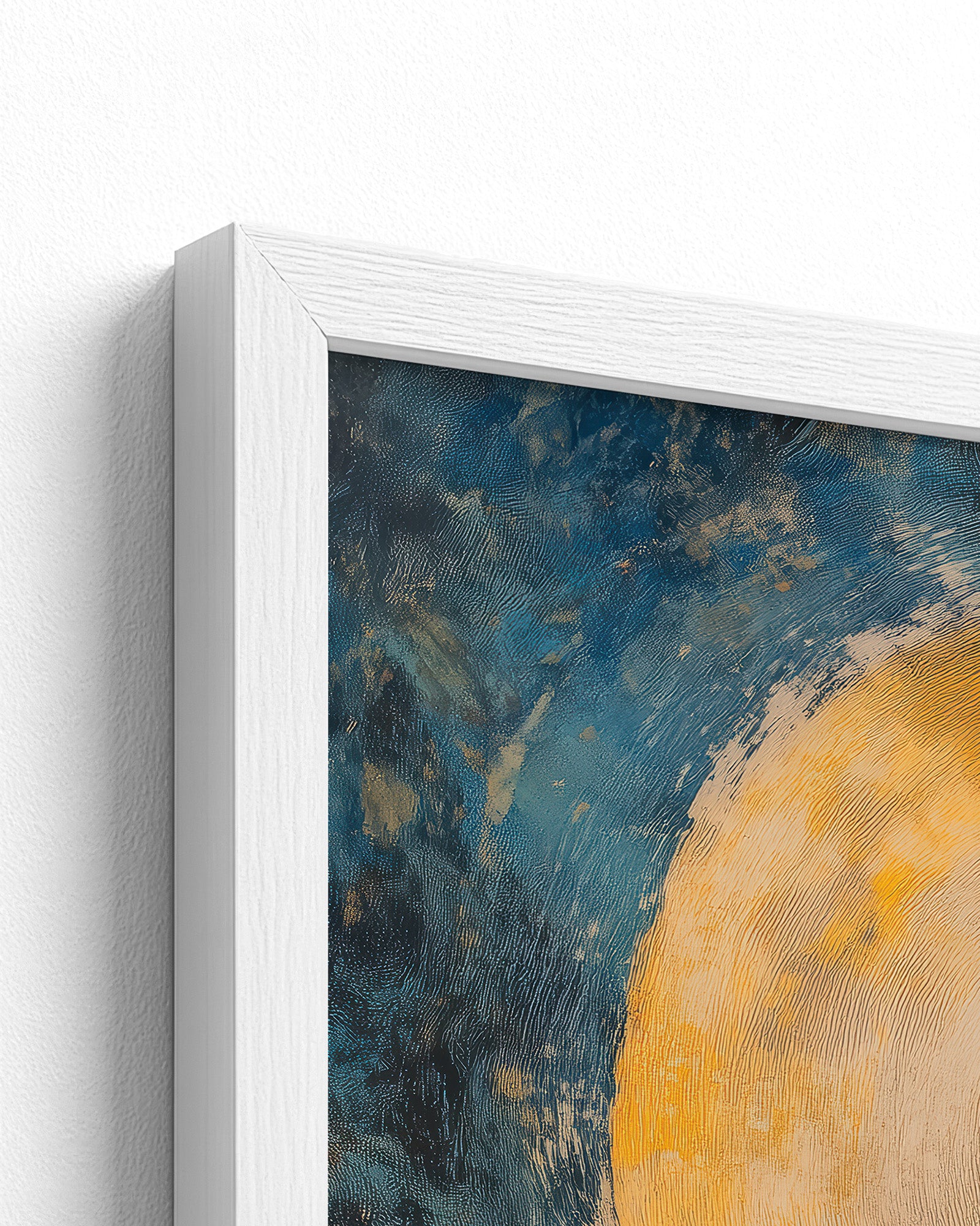 white frame