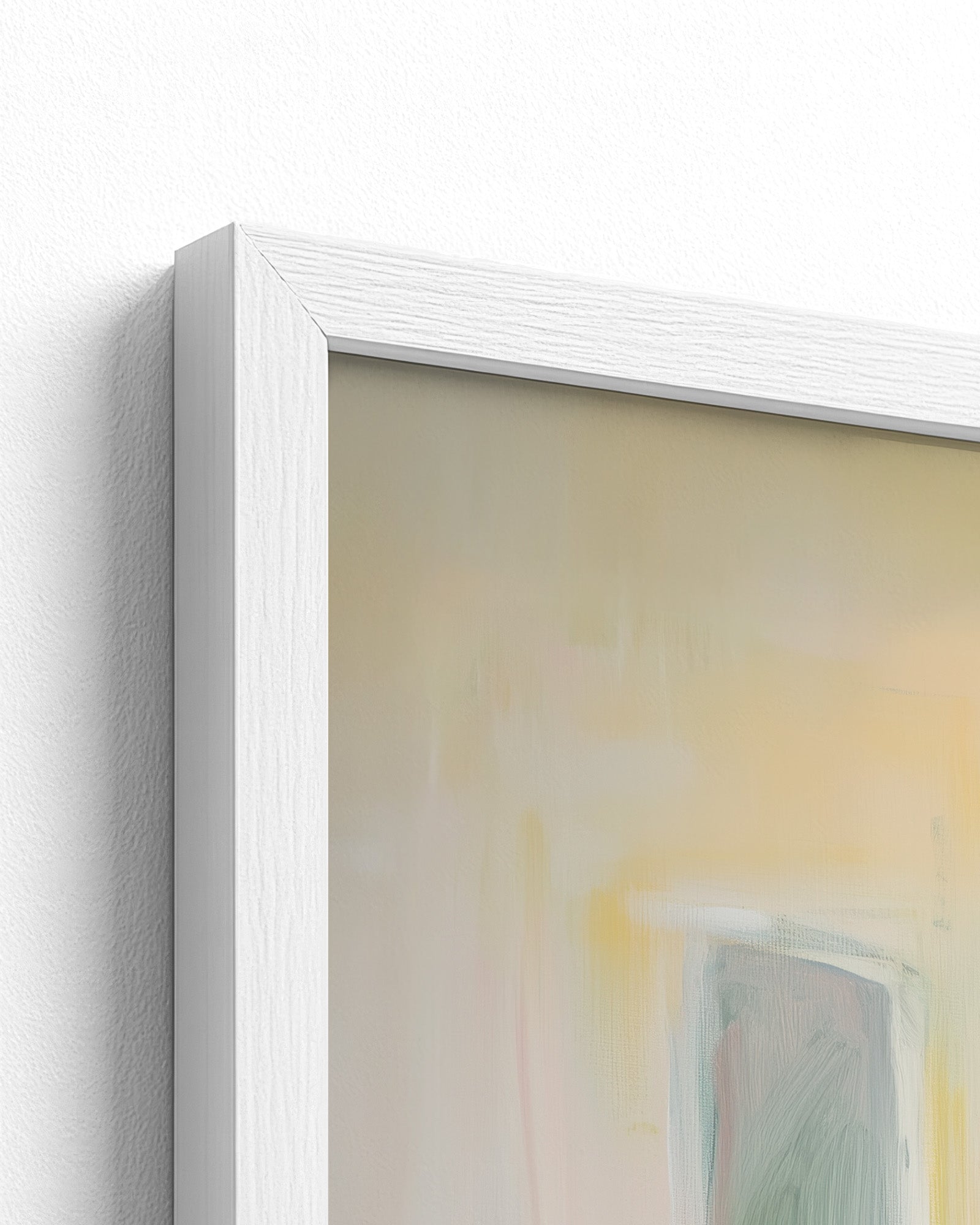 white frame