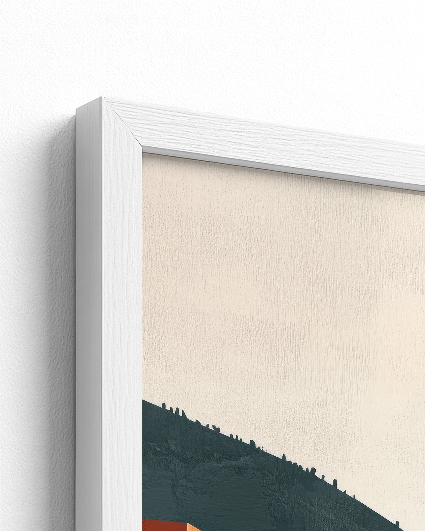white frame