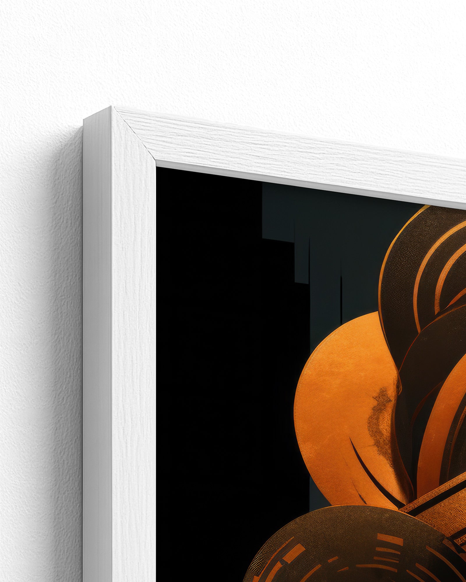 white frame