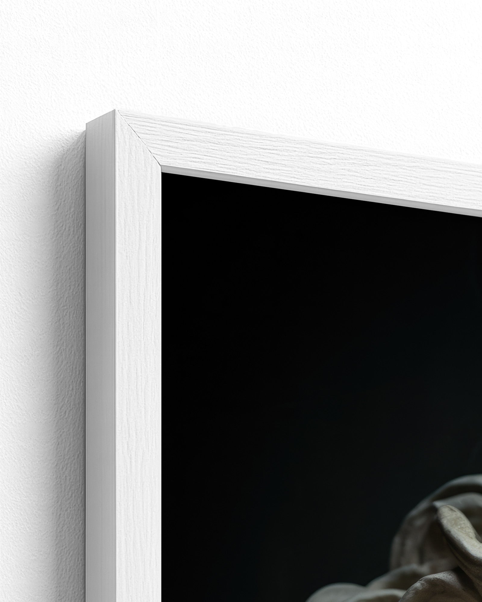 white frame