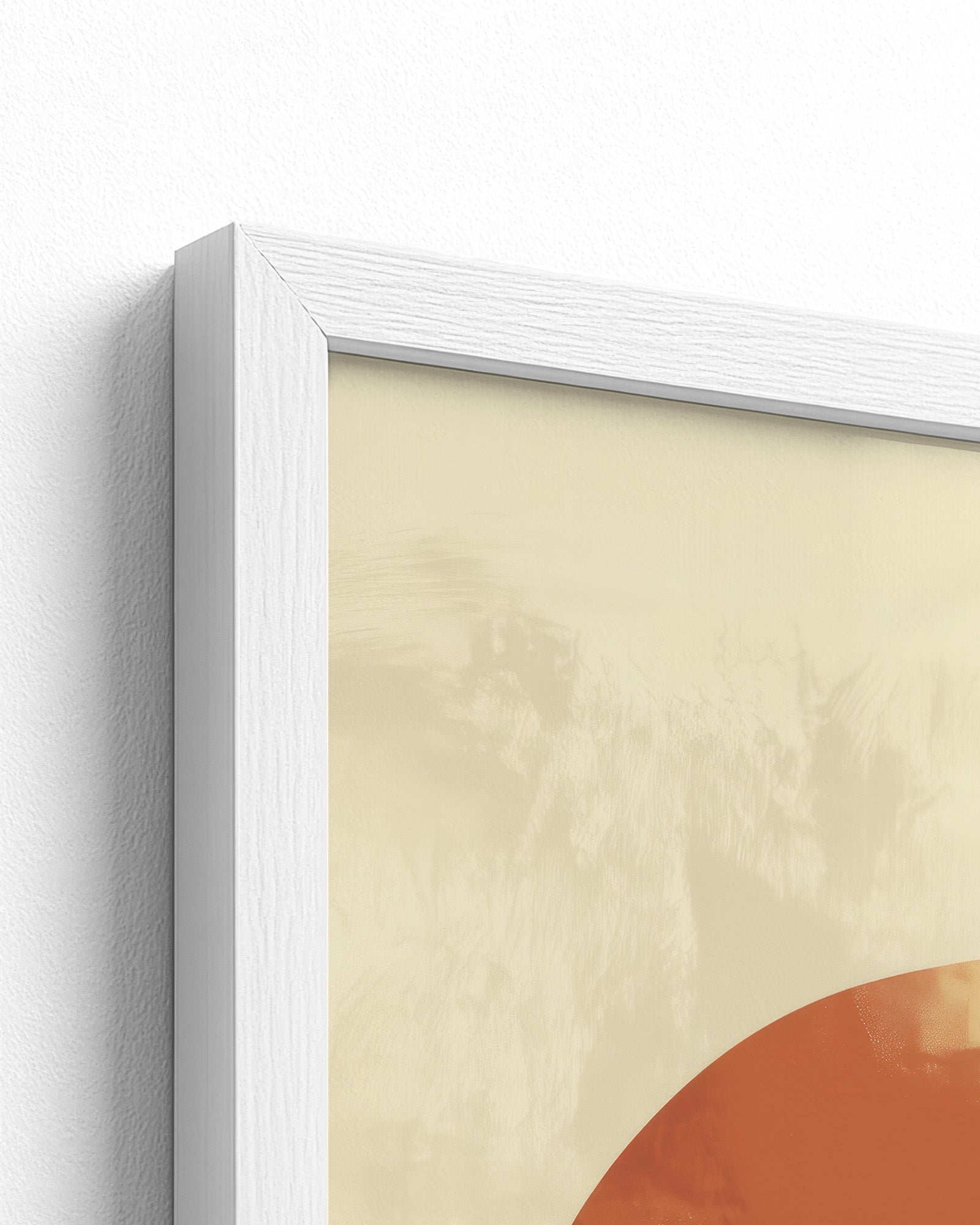 white frame