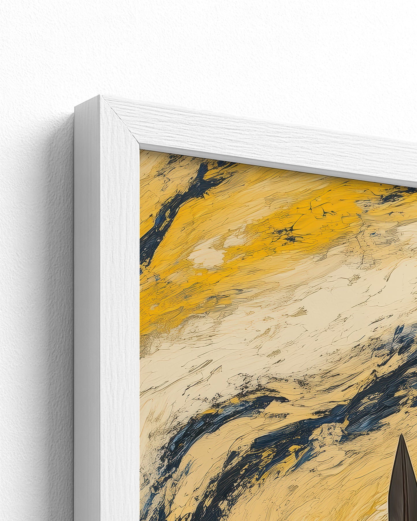 white frame