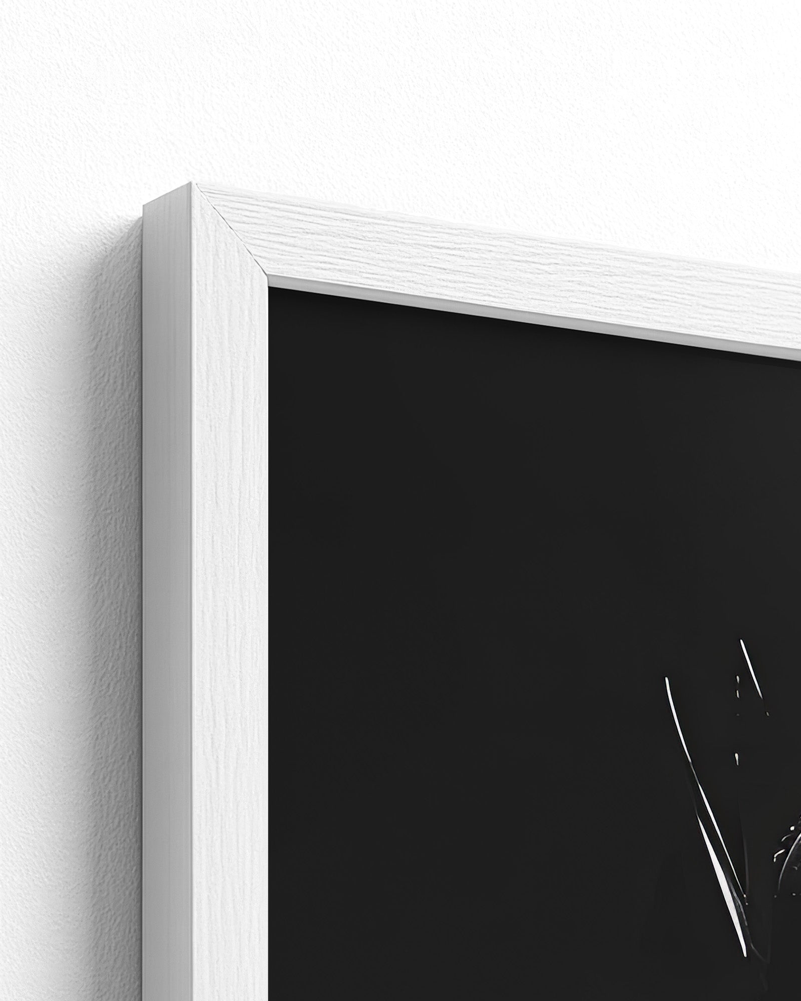 white frame