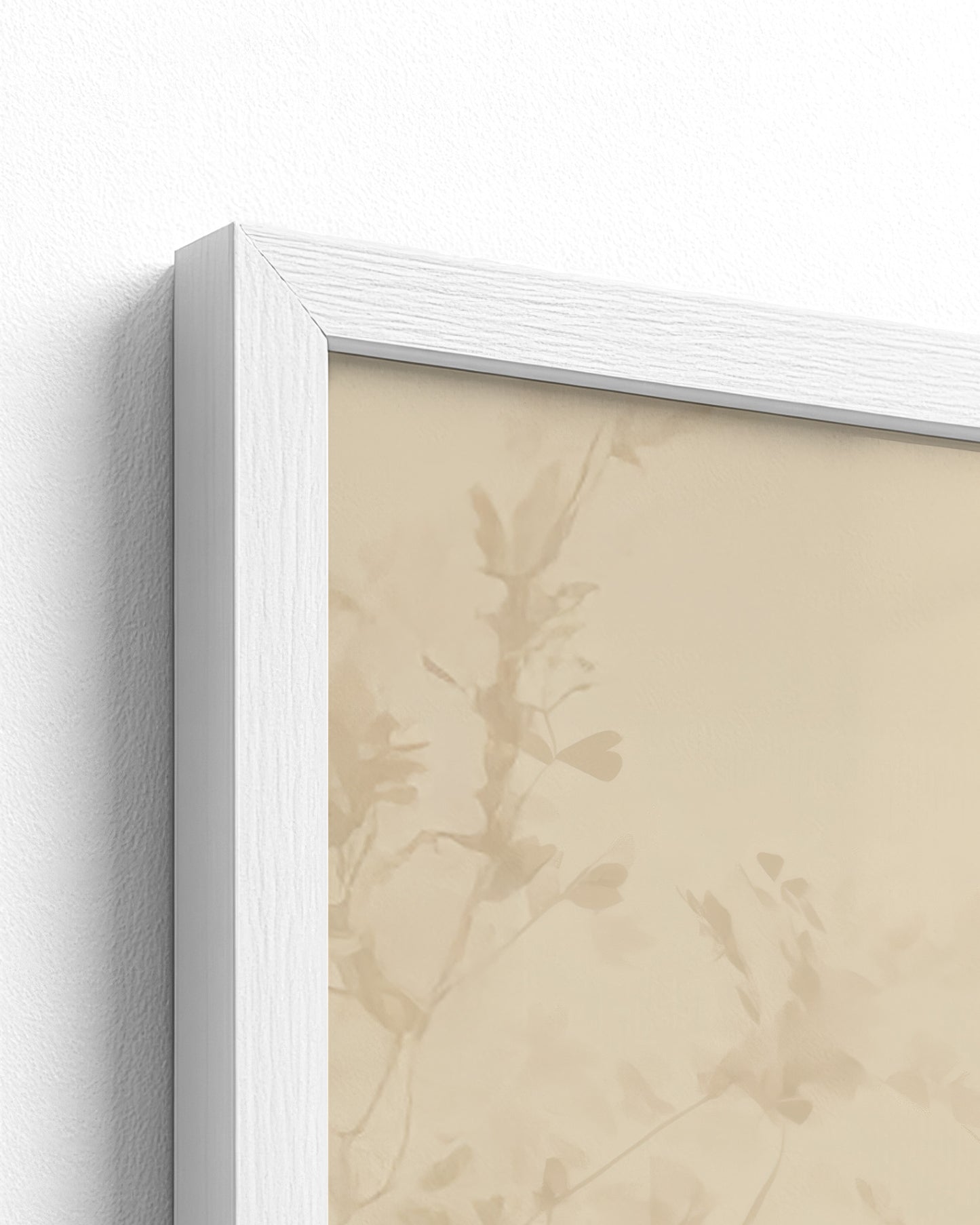 white frame
