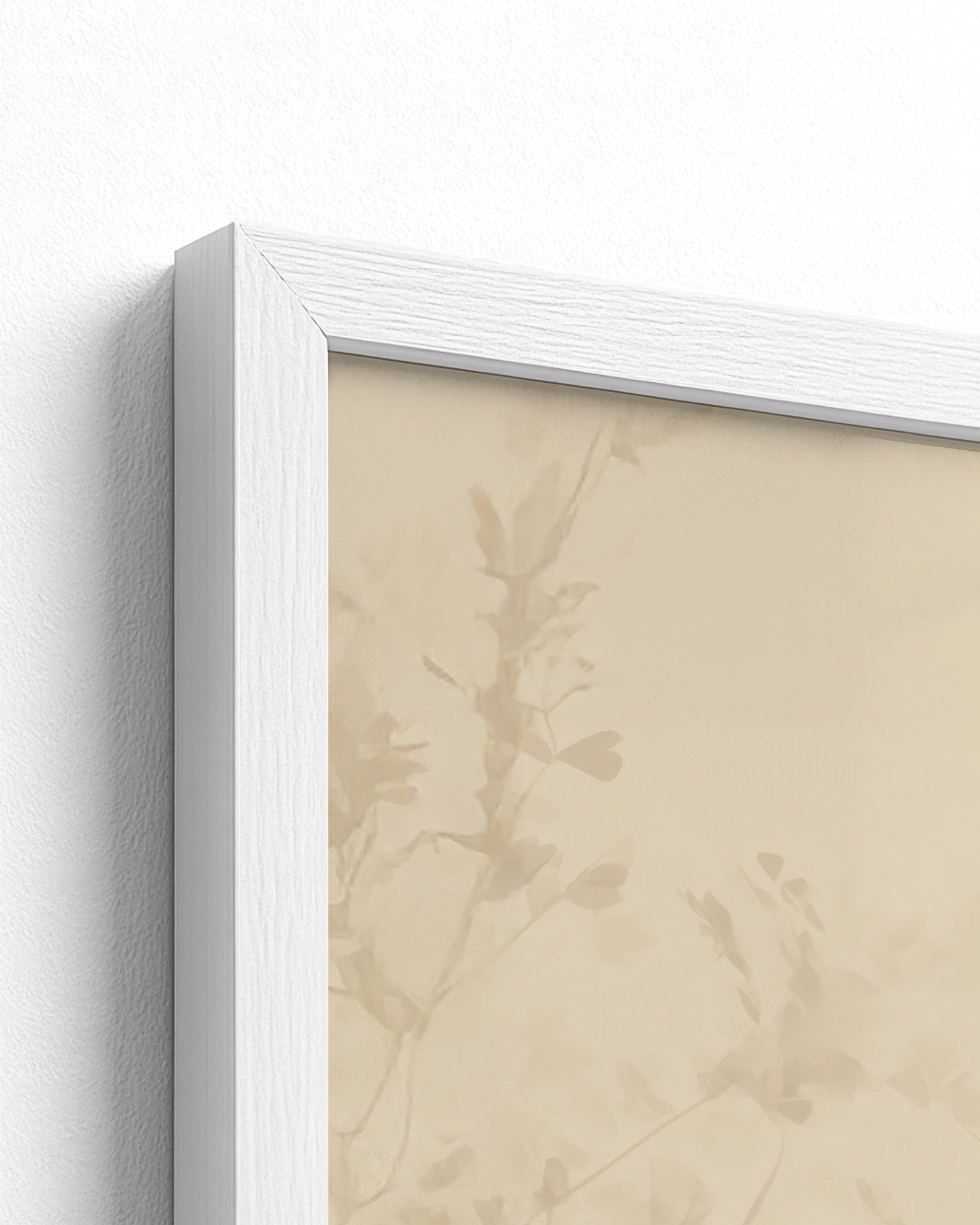 white frame