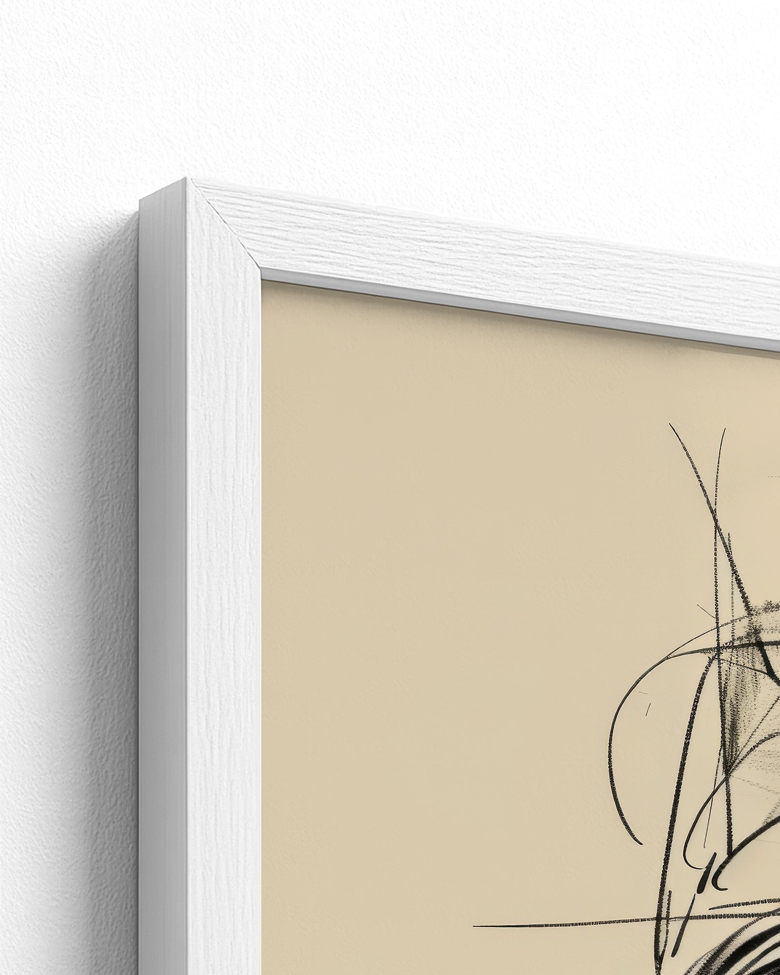 white frame