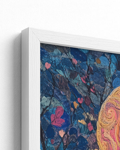 white frame