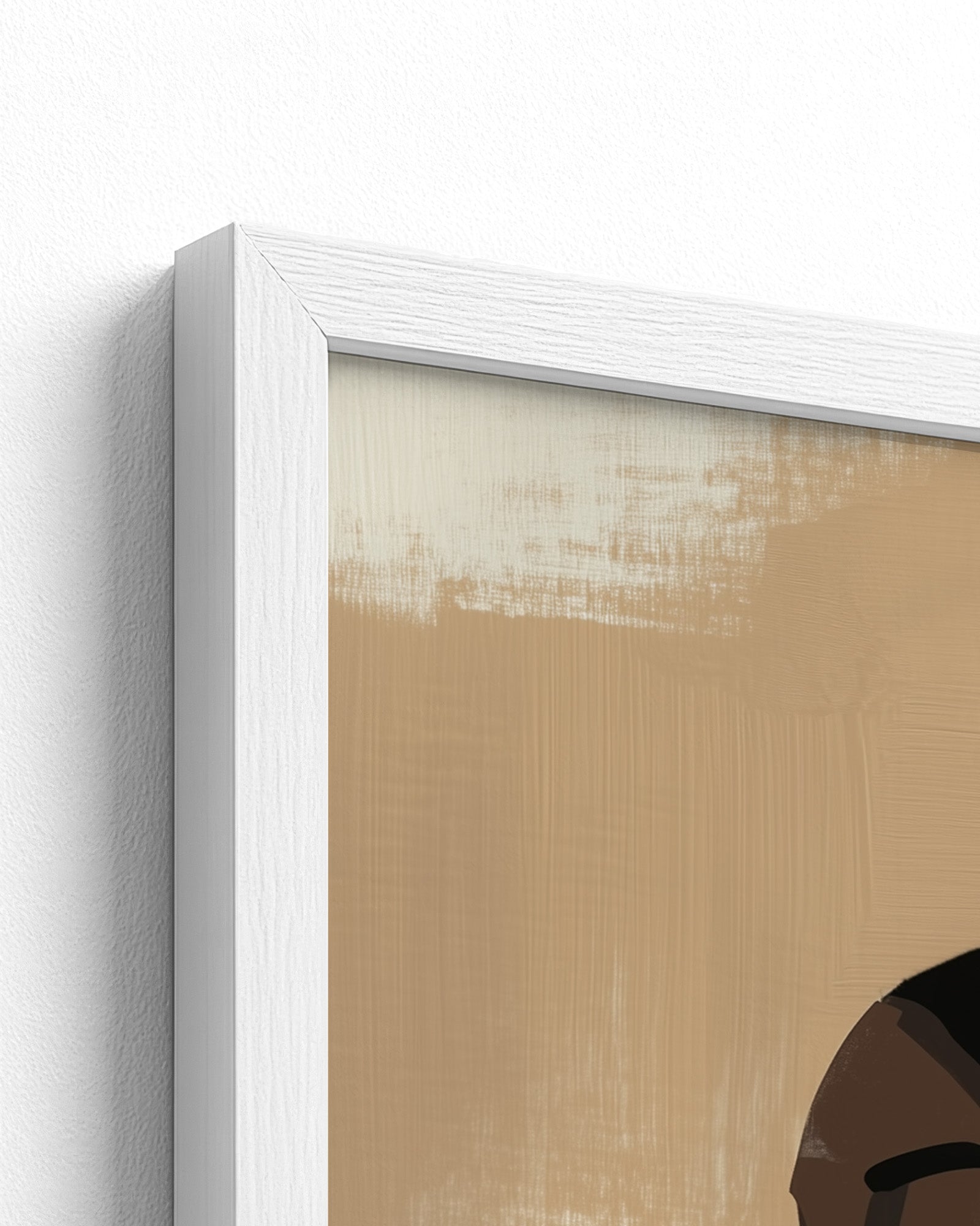 white frame