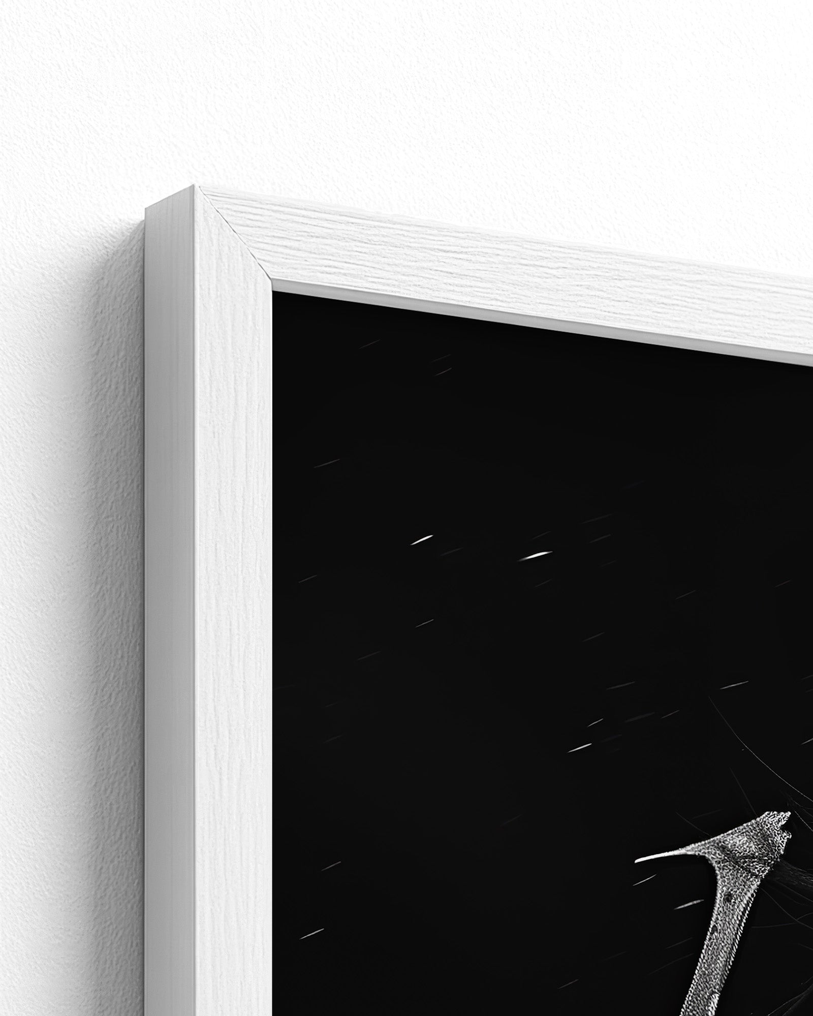 white frame