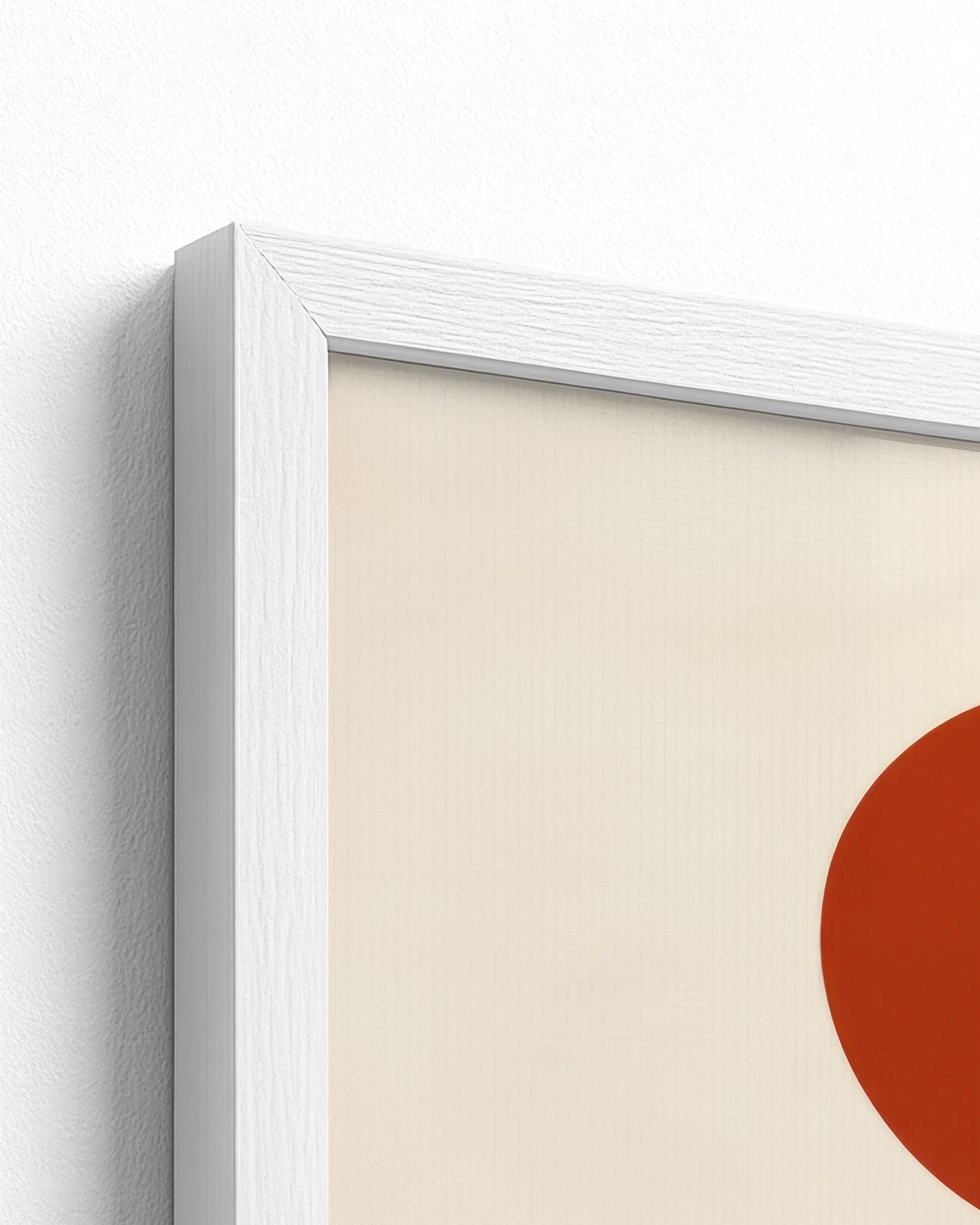 white frame